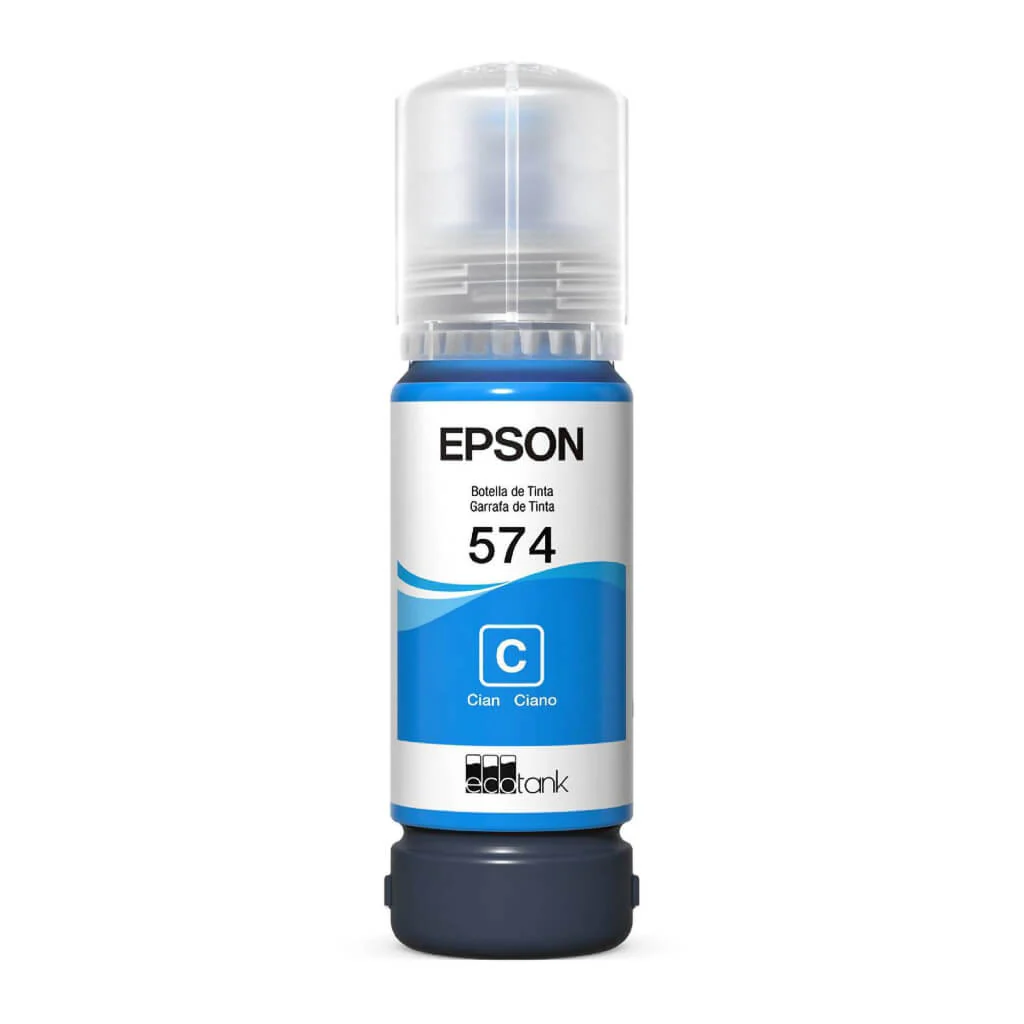 Botella De Tinta Epson T574 Cyan T574220 AL 1 Blink Costa Rica Equipos Computo Tecnologia