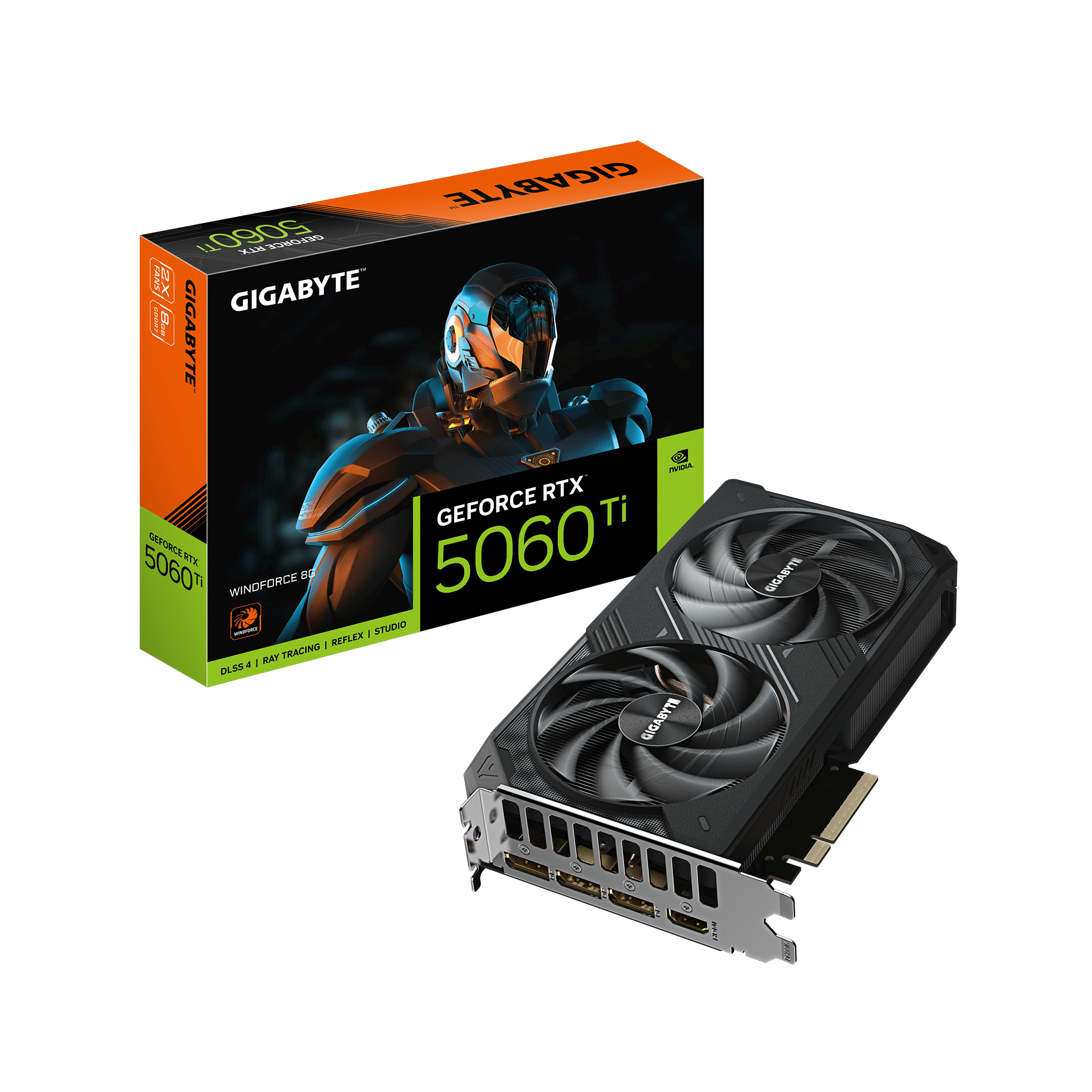 Tarjeta de Video Gigabyte GeForce RTX 5060ti WINDFORCE 8GB GV N506TWF2 8GD9 1 Blink Costa Rica Equipos Computo Tecnologia