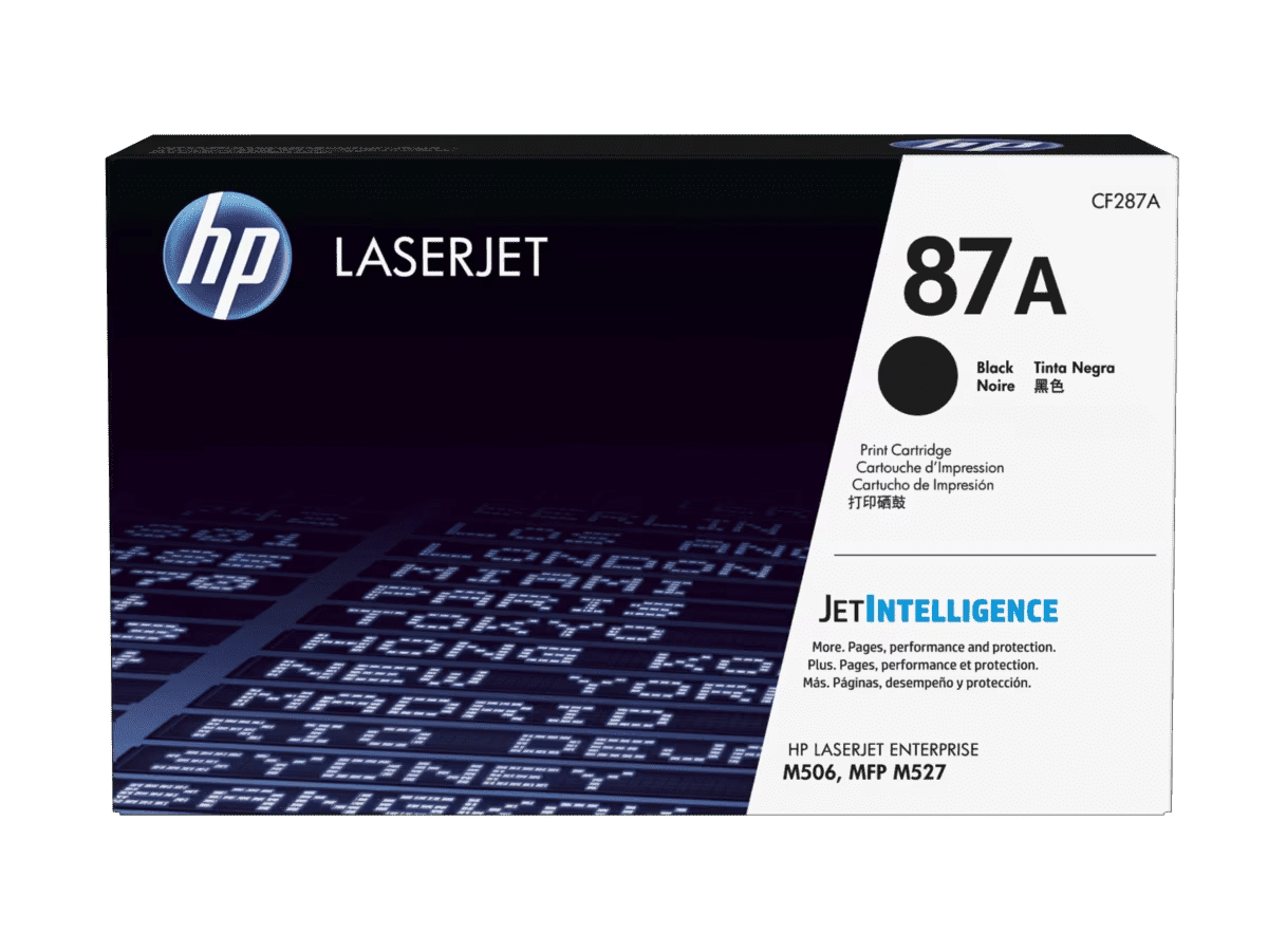 Cartucho de Tóner HP 87A Negro LaserJet CF287A Blink Costa Rica Equipos Computo Tecnologia