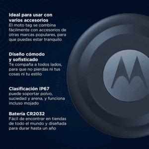 Localizador Motorola Tag Azul Blueberry x4 PG38C06064 1 Blink Costa Rica Equipos Computo Tecnologia