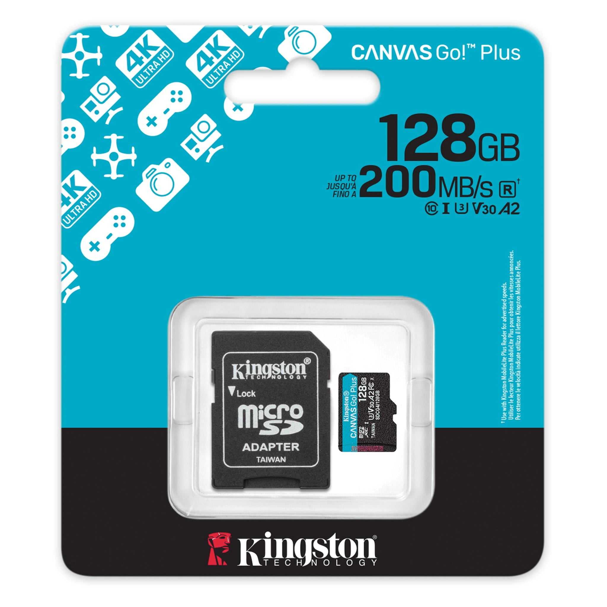 MicroSD Kingston Canvas Go Plus 128GB SDCG4128GB 2 Blink Costa Rica Equipos Computo Tecnologia