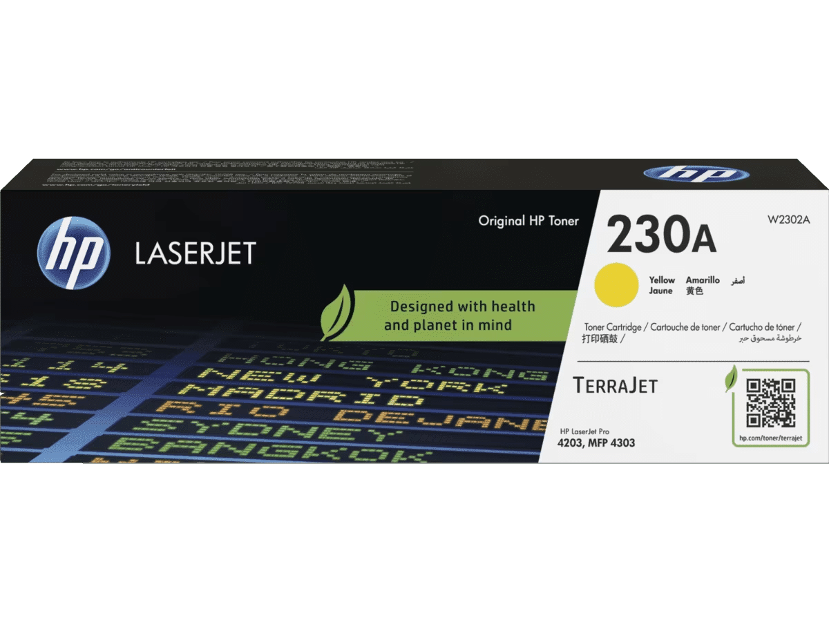 Cartucho de Tóner HP 230A Amarillo LaserJet W2302A Blink Costa Rica Equipos Computo Tecnologia