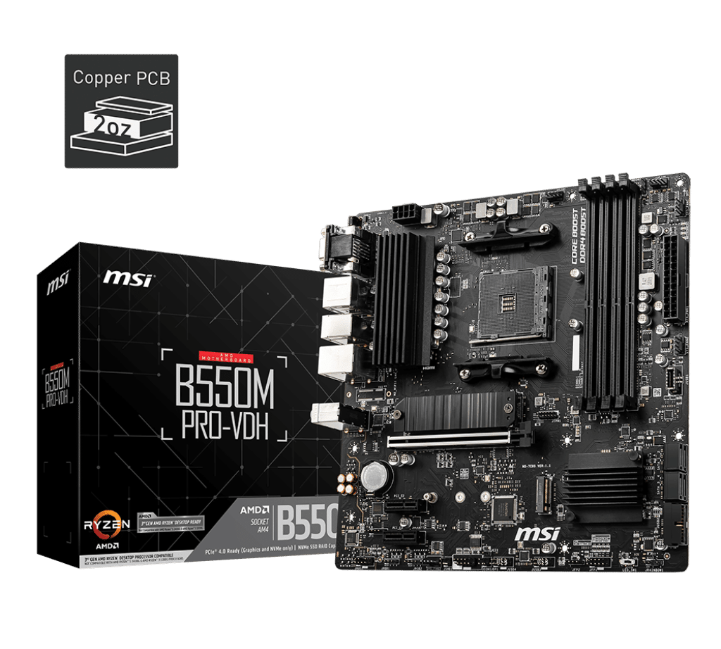 Tarjeta Madre MSI B550M PRO VDH 491493617 Blink Costa Rica Equipos Computo Tecnologia