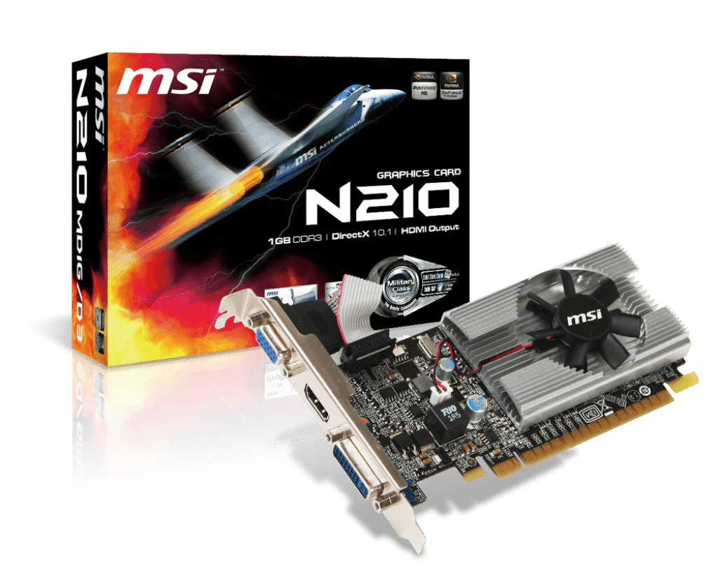 Tarjeta de Video MSI N210 1GB N210 MD1GD3 1 Blink Costa Rica Equipos Computo Tecnologia
