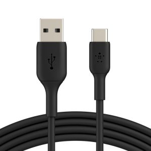 Cable Belkin Carga Rápida USB-A a USB-C 1m NEGRO (CAB001bt1MBK)