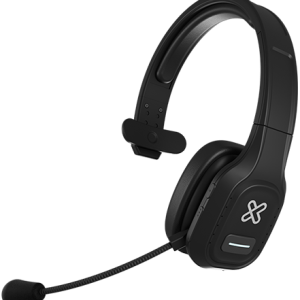 Black over-ear wired gaming headset with adjustable microphone and padded headband