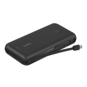 Power bank Belkin Lithium 20000mAh Universal 30W Cable USB-C NEGRO (ENA013fqBK)