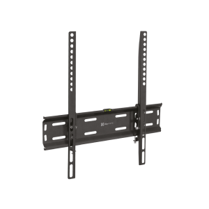 VESA-compatible dual-arm TV wall mount bracket with wall plate and adjustable arms for mounting a flat-screen TV on a wall