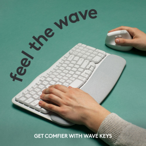 Teclado Inalámbrico Ergonómico Logitech Wave Keys Español Off White 920 012275 1 Blink Costa Rica Equipos Computo Tecnologia