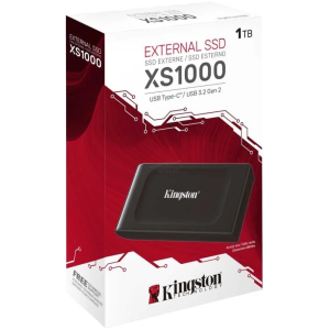 Unidad SSD Portátil Kingston XS1000 2TB USB C 32 Gen 2 SXS10002000G Blink Costa Rica Equipos Computo Tecnologia