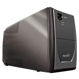 Nova desktop computer tower with front panel power button and two status LEDs visible on the black front panel.