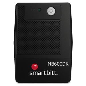 NB600DR Smartbitt desktop device with a perforated front panel, a round power button, and status LEDs on top left.